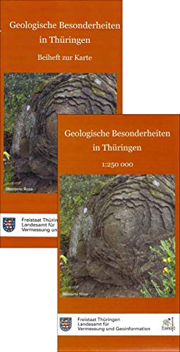 Geologische Besonderheiten in Thüringen: Übersichtskarte 1:250 000 mit Beiheft